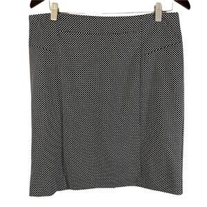 Michael Kors New Women's Career Geometric Pencil Skirt Black Size Large